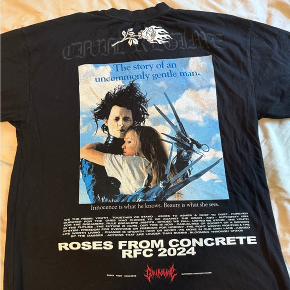 Civil Regime-Edward Scissorhands Graphic T-Shirt - Black - Picture 3 of 4